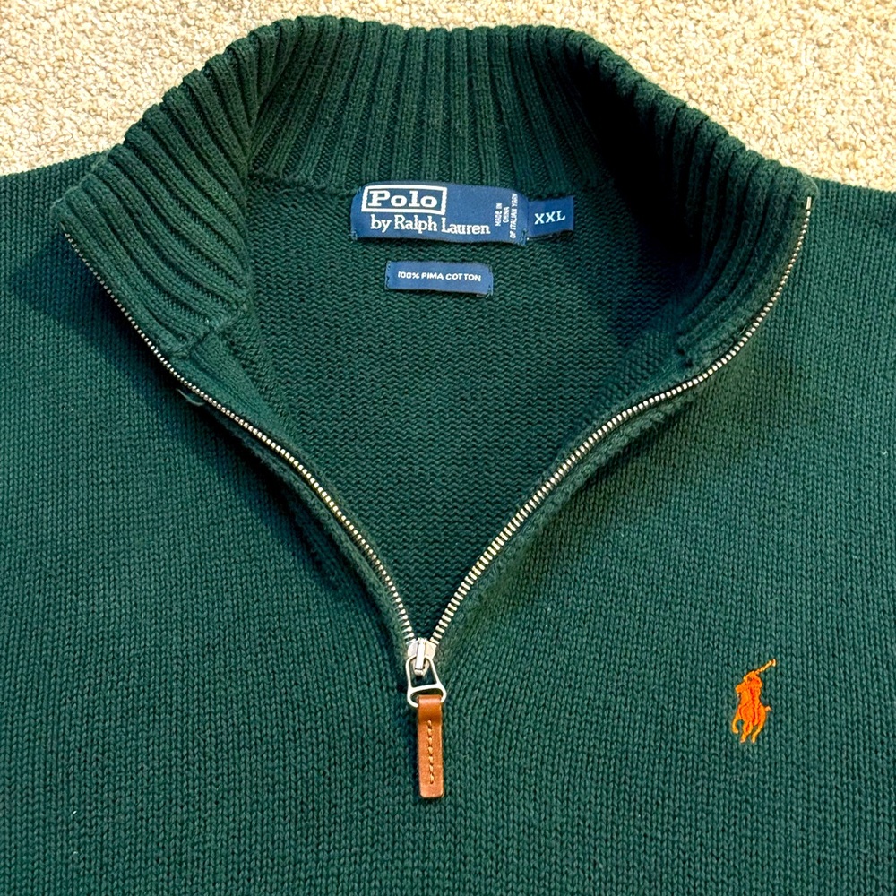 Polo Ralph Lauren - Quarter Zip - Green - XXL